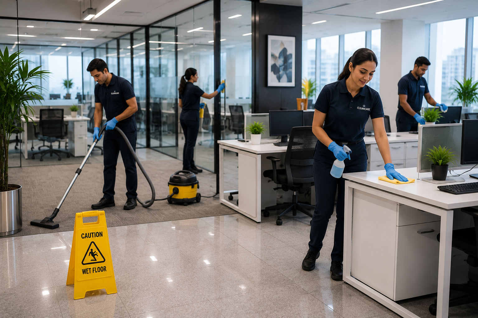 Office Floor Cleaning