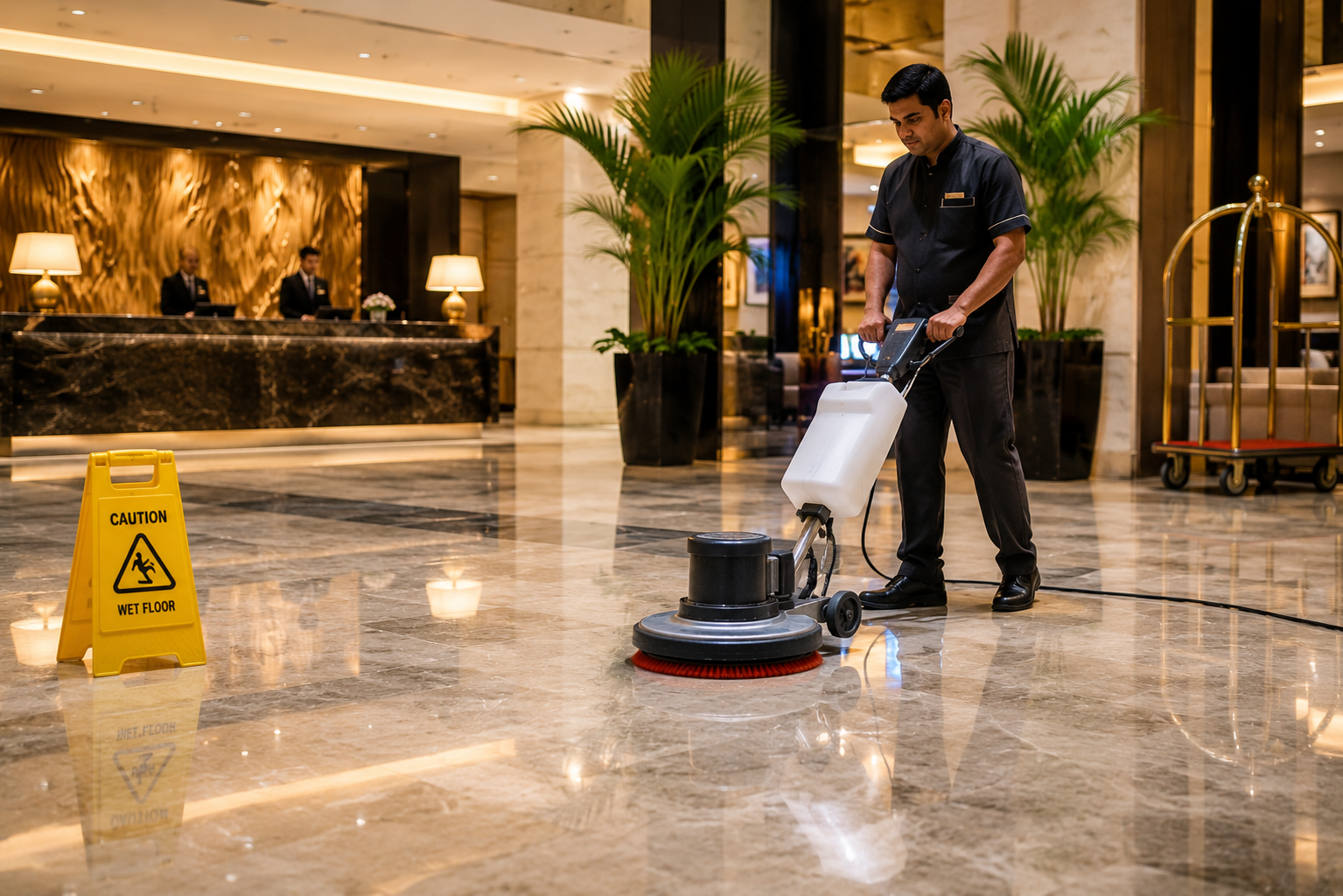Hotel Floor Cleaning